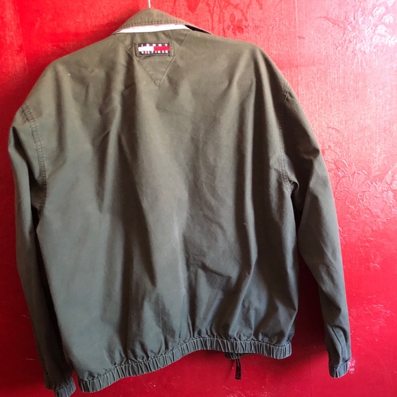 Tommy Hilfiger Full Zip Jacket Hunter Green Crest - Picture 5 of 5